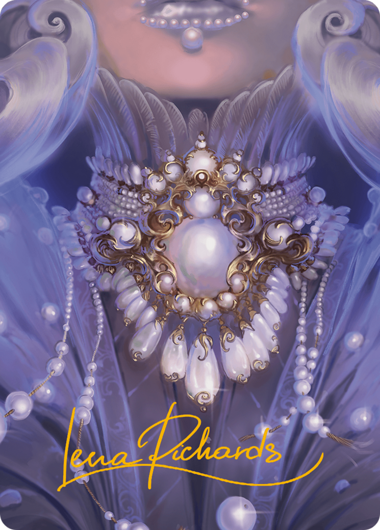 Pearl Medallion Art Card (Gold-Stamped Signature) [Art Series] Modern Horizons 3 MTG Single Magic: The Gathering