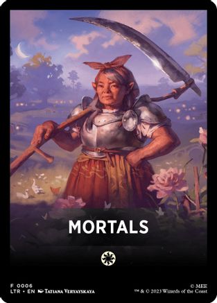 Mortals Theme Card (LTR-006) [The Lord of the Rings: Tales of Middle-earth] MTG Single Wizards of the Coast