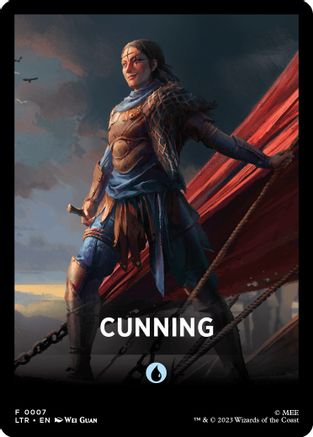 Cunning Theme Card (LTR-007) [The Lord of the Rings: Tales of Middle-earth] MTG Single Wizards of the Coast