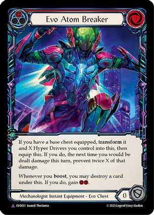 Evo Atom Breaker (Marvel) [EVO031] (Bright Lights)  Cold Foil Flesh And Blood Single Flesh And Blood   