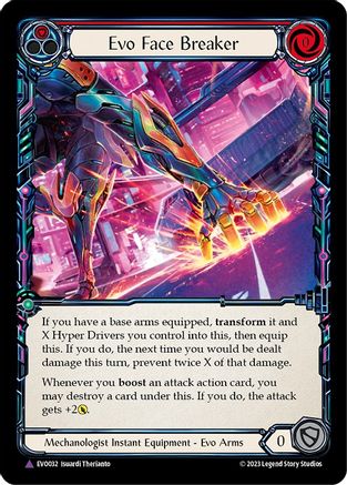 Evo Face Breaker (Marvel) [EVO032] (Bright Lights)  Cold Foil Flesh And Blood Single Flesh And Blood   