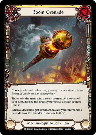 Boom Grenade (Yellow) [EVO085] (Bright Lights) Flesh And Blood Single Flesh And Blood   