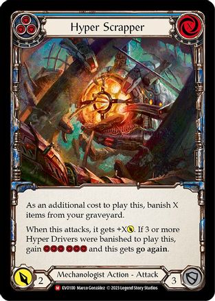 Hyper Scrapper [EVO100] (Bright Lights) Flesh And Blood Single Flesh And Blood   