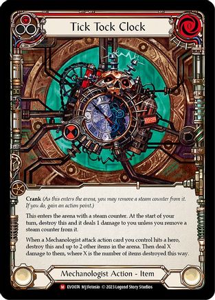 Tick Tock Clock [EVO074] (Bright Lights) Flesh And Blood Single Flesh And Blood   