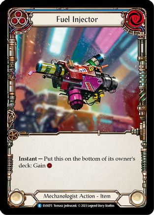Fuel Injector [EVO075] (Bright Lights)  Rainbow Foil Flesh And Blood Single Flesh And Blood   