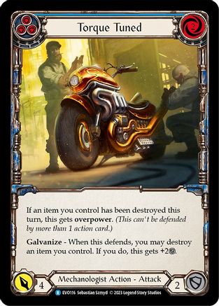 Torque Tuned (Blue) [EVO116] (Bright Lights) Flesh And Blood Single Flesh And Blood   