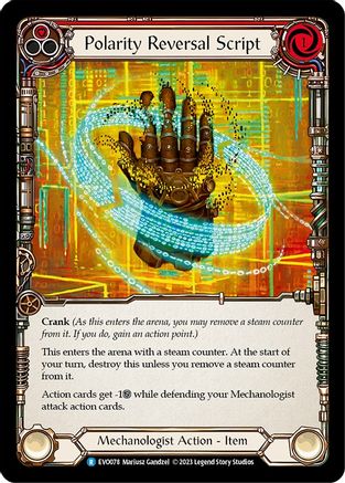 Polarity Reversal Script [EVO078] (Bright Lights) Flesh And Blood Single Flesh And Blood   