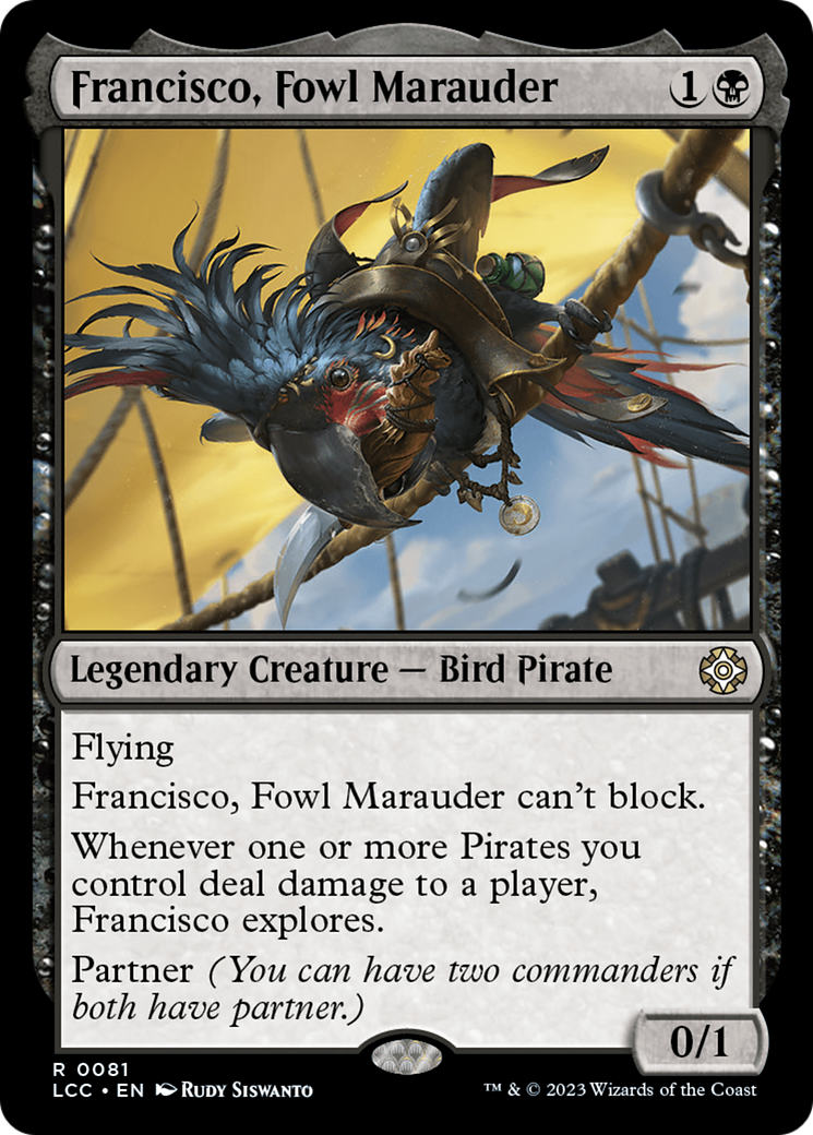 Francisco, Fowl Marauder (LCC-081) [The Lost Caverns of Ixalan Commander] MTG Single Wizards of the Coast