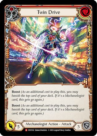 Twin Drive [EVO142] (Bright Lights)  Rainbow Foil Flesh And Blood Single Flesh And Blood   