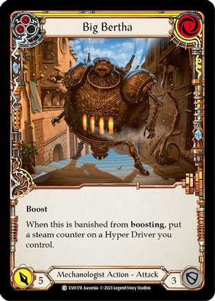 Big Bertha (Yellow) [EVO178] (Bright Lights)  Rainbow Foil Flesh And Blood Single Flesh And Blood   