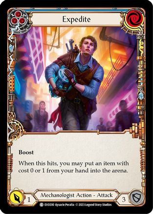 Expedite (Blue) [EVO200] (Bright Lights) Flesh And Blood Single Flesh And Blood   