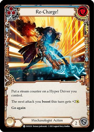 Re-Charge! (Blue) [EVO230] (Bright Lights) Flesh And Blood Single Flesh And Blood   