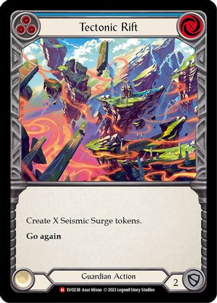 Tectonic Rift [EVO238] (Bright Lights)  Rainbow Foil Flesh And Blood Single Flesh And Blood   
