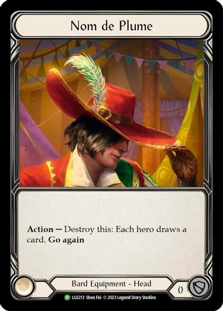 Nom de Plume [LGS213] (Promo)  Rainbow Foil Flesh And Blood Single Flesh And Blood   