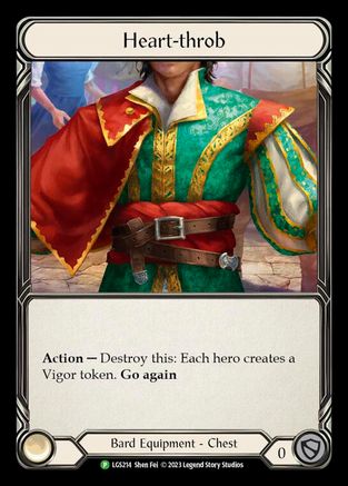 Heart-throb [LGS14] (Promo)  Rainbow Foil Flesh And Blood Single Flesh And Blood   