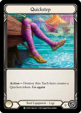 Quickstep [LGS216] (Promo)  Rainbow Foil Flesh And Blood Single Flesh And Blood   