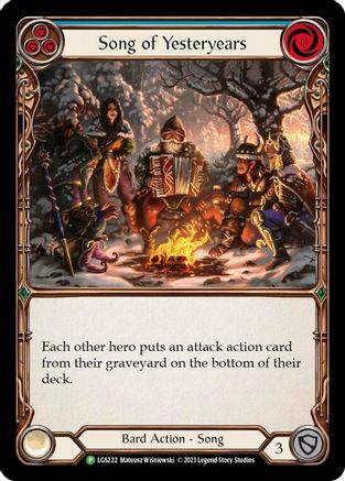 Song of Yesteryears [LGS222] (Promo)  Rainbow Foil Flesh And Blood Single Flesh And Blood   