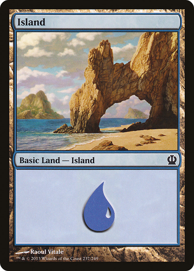 Island (THS-237) [Theros] MTG Single Wizards of the Coast