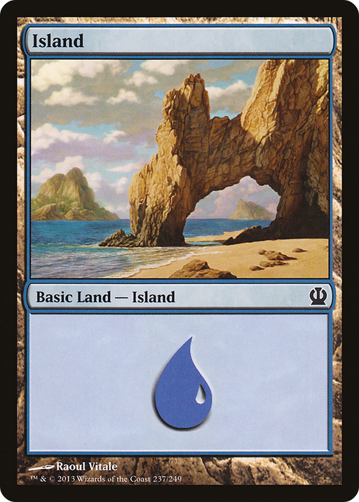 Island (THS-237) [Theros] MTG Single Wizards of the Coast