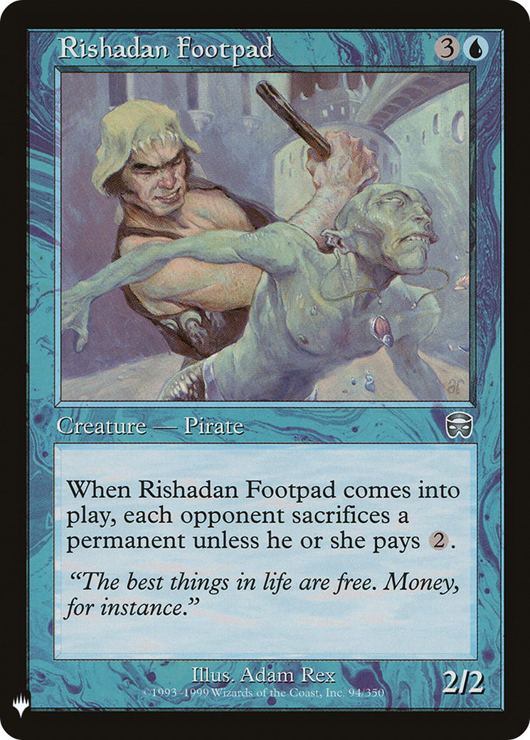 Rishadan Footpad (LIST-MMQ-94) [Mystery Booster] The List MTG Single Wizards of the Coast