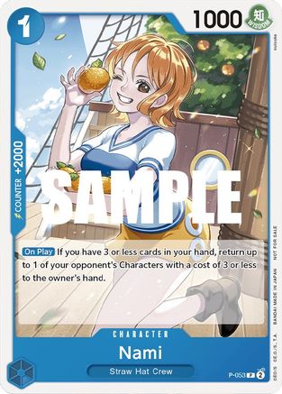 Nami (Sealed Battle Kit Vol. 1) (P-053) [One Piece Promotion Cards] One Piece Single Bandai