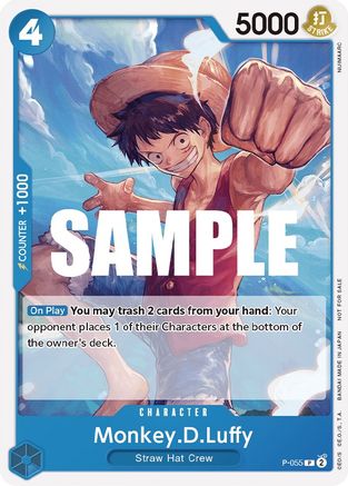 Monkey.D.Luffy (055) (Sealed Battle Kit Vol. 1) (P-055) [One Piece Promotion Cards] One Piece Single Bandai