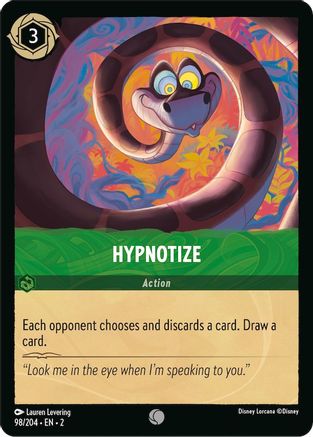 Hypnotize (98/204) [Rise of the Floodborn] Lorcana Single Disney