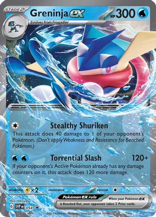 Greninja ex - 054 (54) Holofoil [Promos: SV Promo Cards] Pokemon Single Pokémon