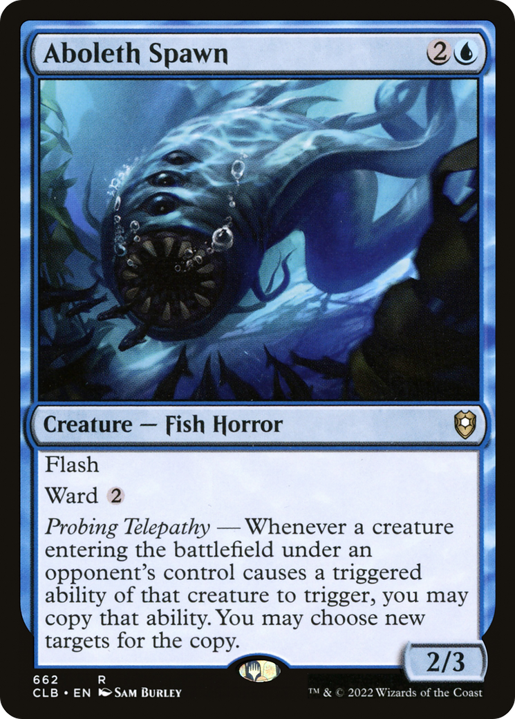 Aboleth Spawn (CLB-662) [Commander Legends: Battle for Baldur's Gate] MTG Single Wizards of the Coast