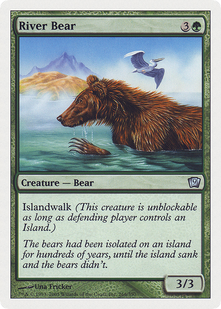 River Bear (9ED-266) [Ninth Edition] MTG Single Wizards of the Coast