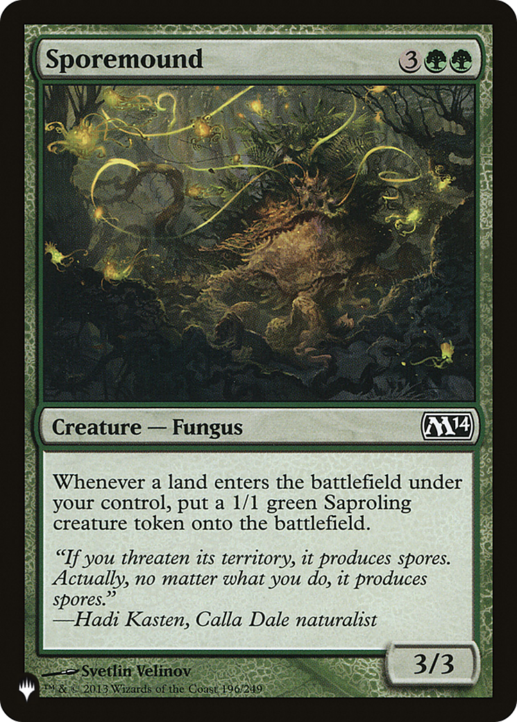 Sporemound (LIST-M14-196) [Mystery Booster] The List MTG Single Wizards of the Coast