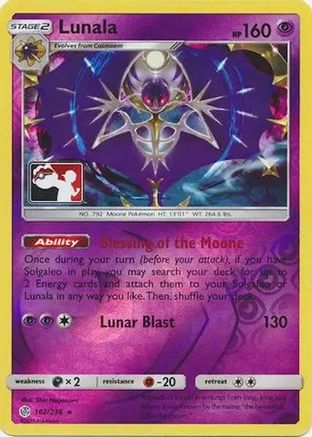 Lunala () Reverse Holofoil [Promos: League & Championship Cards] Pokemon Single Pokémon