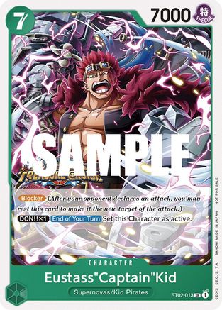 Eustass"Captain"Kid (Tournament Pack Vol. 5) (ST02-013) [One Piece Promotion Cards] One Piece Single Bandai