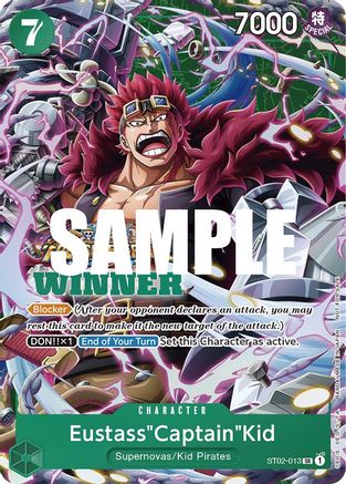 Eustass"Captain"Kid (Winner Pack Vol. 5) (ST02-013) [One Piece Promotion Cards] Foil One Piece Single Bandai