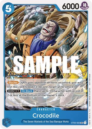 Crocodile (Tournament Pack Vol. 5) (ST03-003) [One Piece Promotion Cards] One Piece Single Bandai
