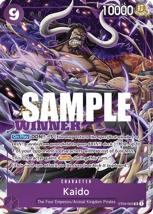 Kaido (Winner Pack Vol. 5) (ST04-003) [One Piece Promotion Cards] Foil One Piece Single Bandai