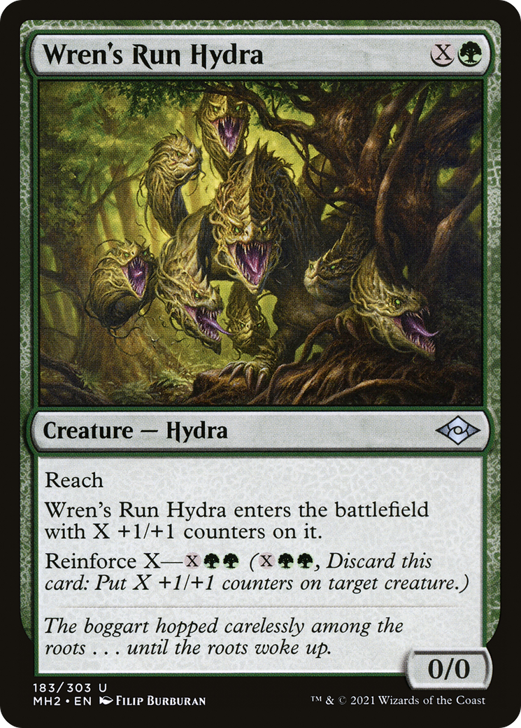 Wren's Run Hydra (MH2-183) [Modern Horizons 2] Foil MTG Single Wizards of the Coast