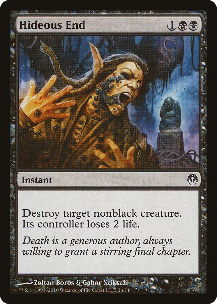 Hideous End (DDE-026) [Misc] Duel Decks: Phyrexia vs. the Coalition MTG Single Wizards of the Coast