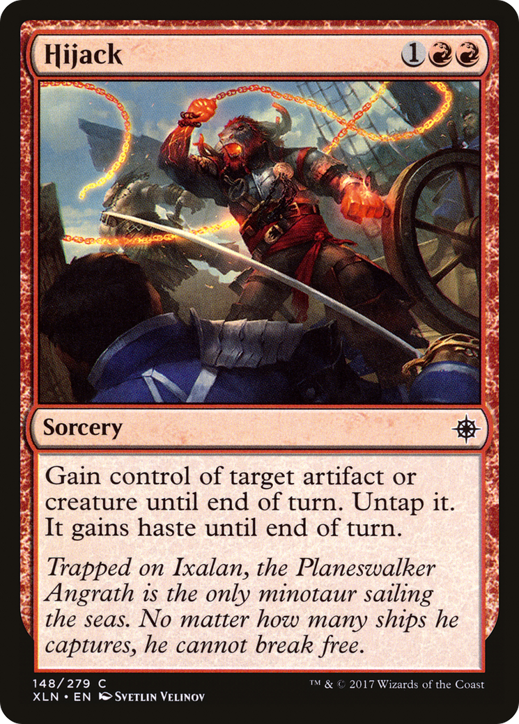 Hijack (XLN-148) [Ixalan] MTG Single Wizards of the Coast
