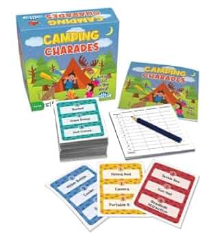 Camping Charades Board Games Outset
