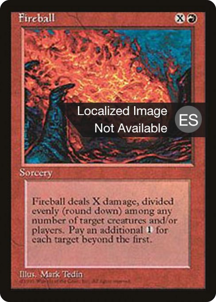 Fireball (4BB-192) [Fourth Edition Foreign Black Border] MTG Single Wizards of the Coast