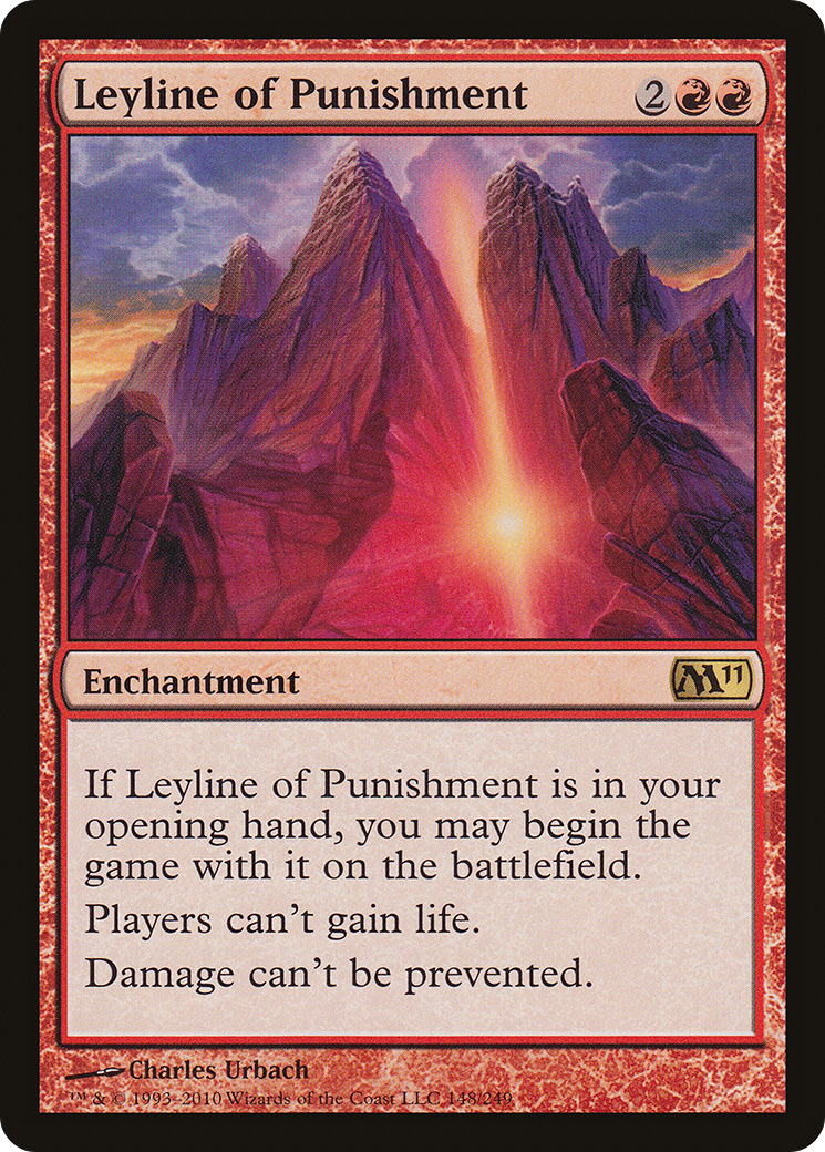 Leyline of Punishment (M11-148) [Magic 2011] Foil MTG Single Wizards of the Coast