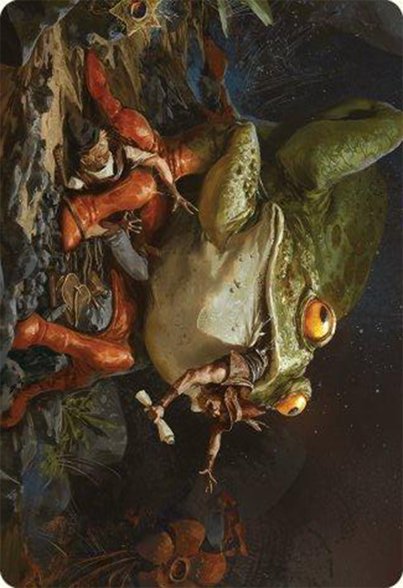 Rampant Frogantua Art Card [Art Series] Modern Horizons 3 MTG Single Magic: The Gathering
