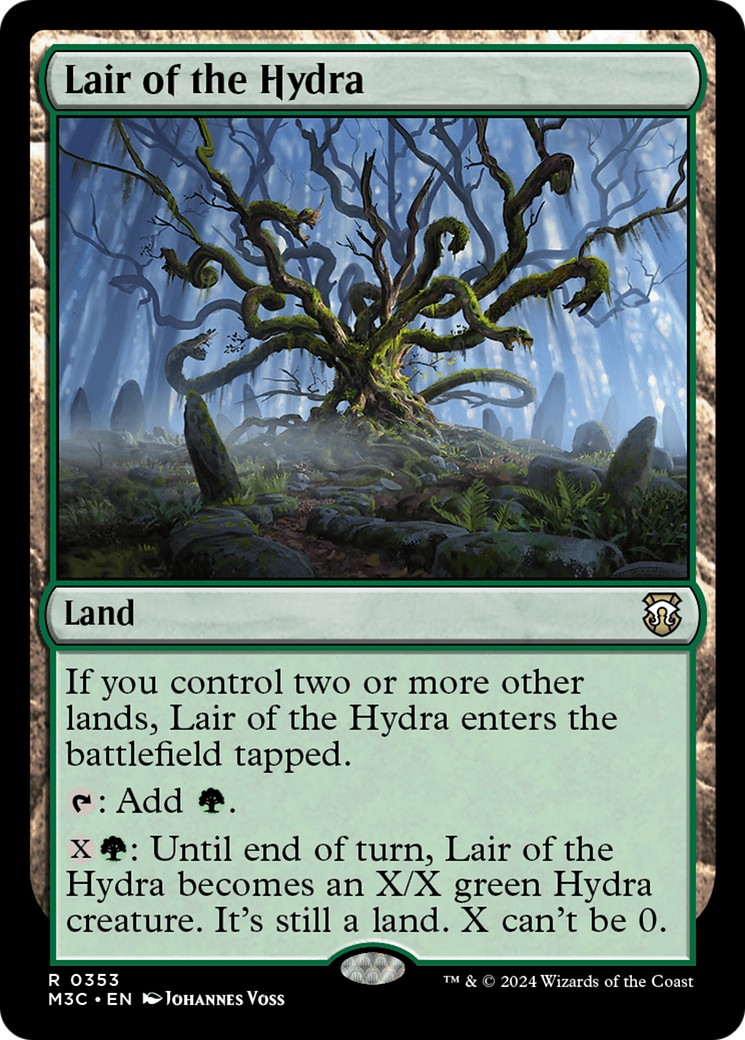 Lair of the Hydra (M3C-353) [Modern Horizons 3 Commander] MTG Single Wizards of the Coast