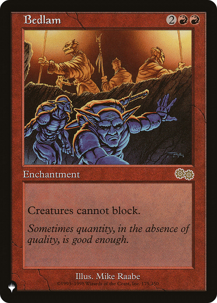 Bedlam (LIST-175/350) [Mystery Booster] The List MTG Single Wizards of the Coast