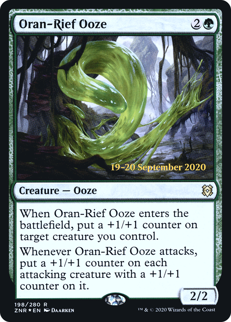 Oran-Rief Ooze (PRE-198) [Zendikar Rising Promos] Foil MTG Single Wizards of the Coast