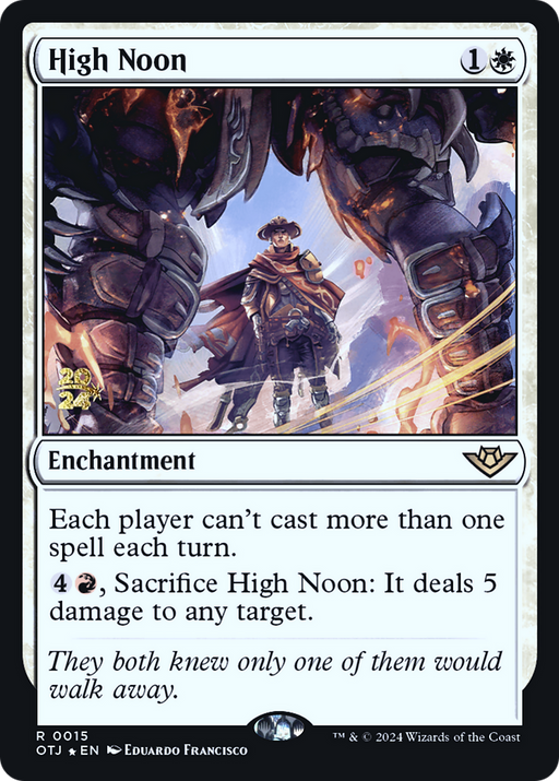 High Noon (PRE-015) [Outlaws of Thunder Junction Promos] Foil MTG Single Wizards of the Coast