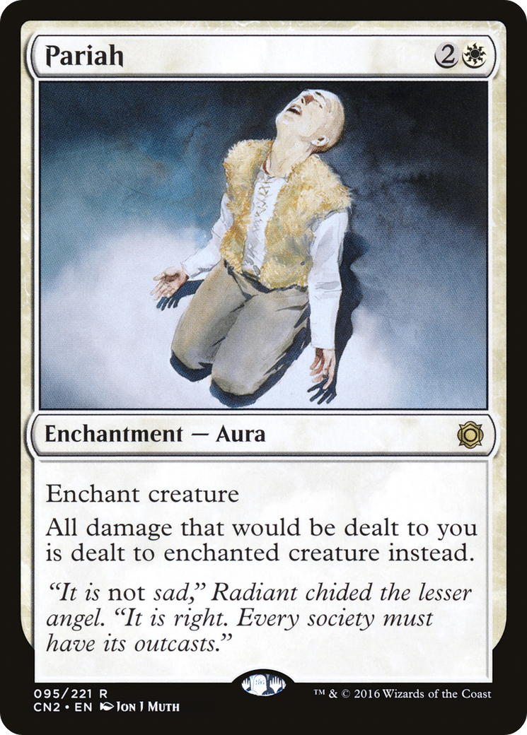 Pariah (CN2-095) [Conspiracy: Take the Crown] MTG Single Wizards of the Coast