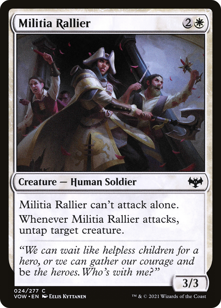 Militia Rallier (VOW-024) [Innistrad: Crimson Vow] MTG Single Wizards of the Coast