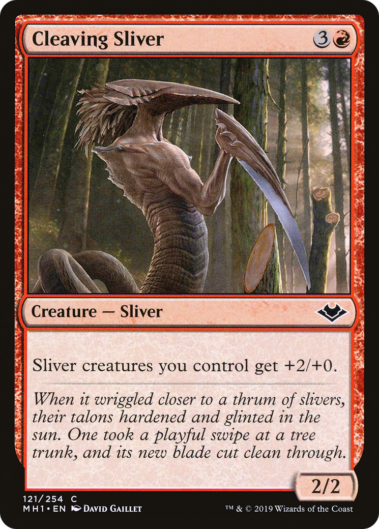 Cleaving Sliver (MH1-121) [Modern Horizons] MTG Single Wizards of the Coast